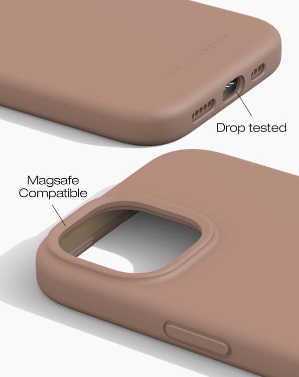 Silicone Case MagSafe iPhone 15 Plus Blush Pink