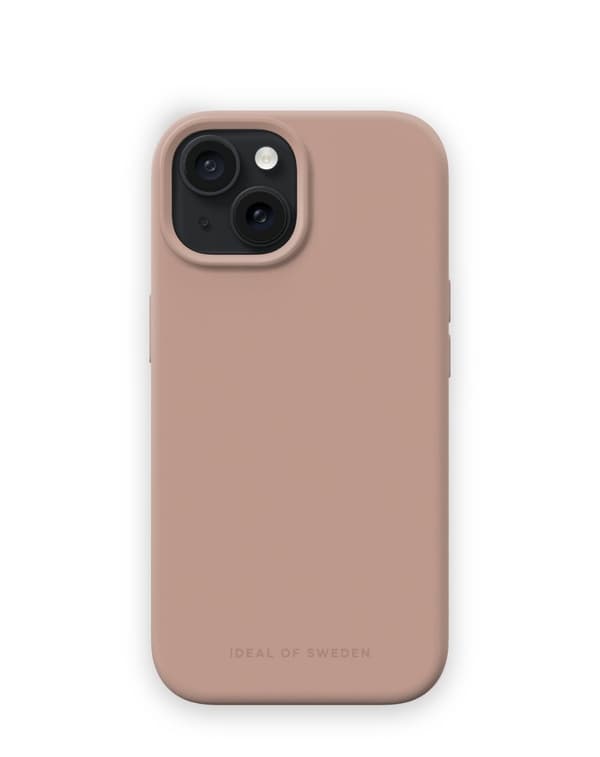 Silicone Case MagSafe iPhone 15 Plus Blush Pink