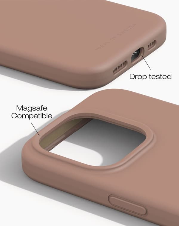 Silicone Case MagSafe iPhone 15 Pro Max Blush Pink