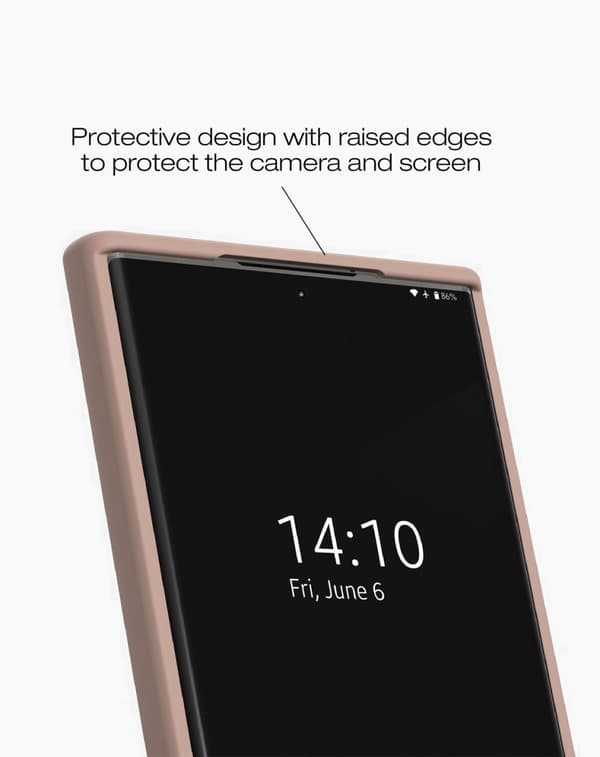 Silicone Case Galaxy S23 Ultra Blush Pink