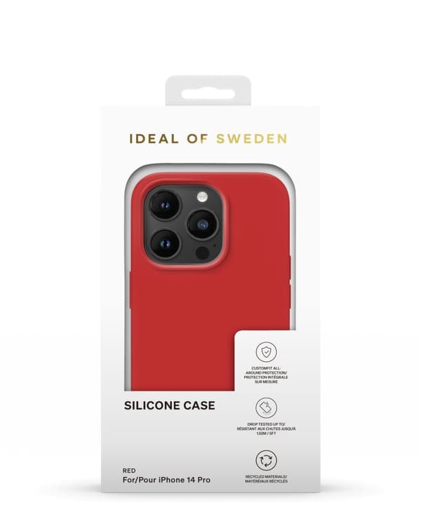 Silicone Case iPhone 14 Pro Red