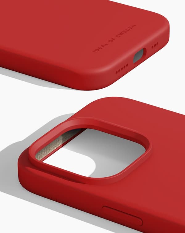 Silicone Case MagSafe iPhone 14 Pro Red