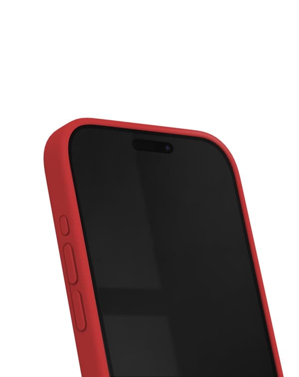 Silicone Case iPhone 15 Pro Red