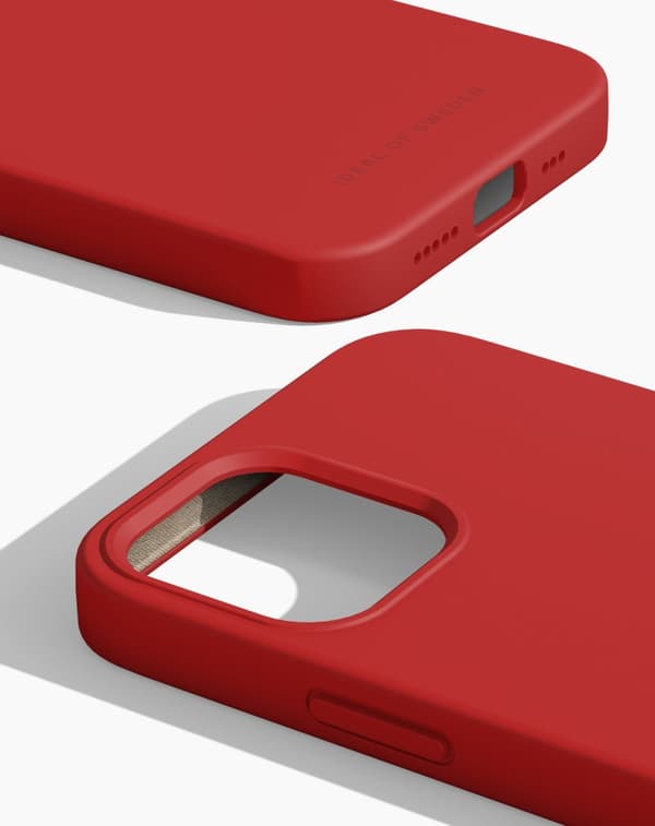 Silicone Case iPhone 12 / 12 Pro Red