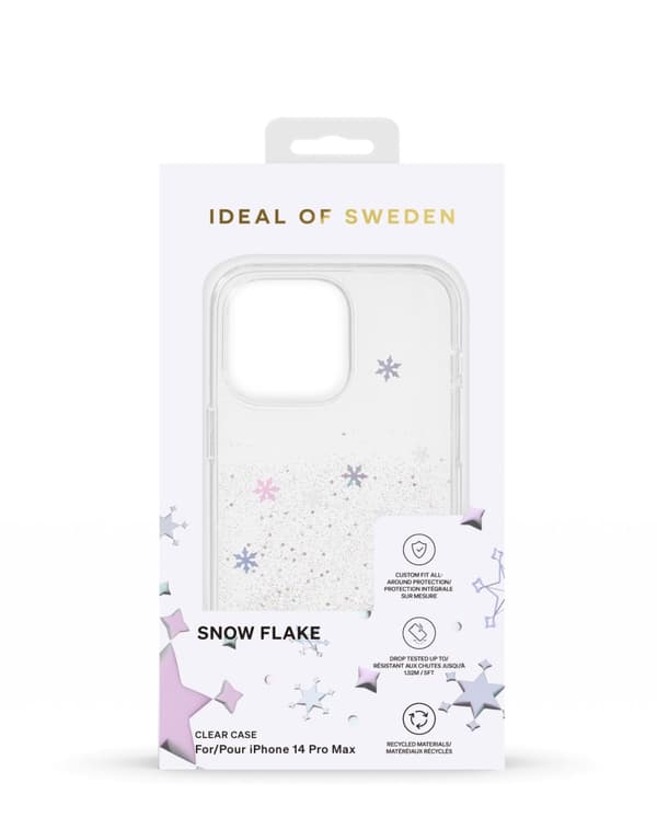 Clear Case iPhone 14 Pro Max Snowflake