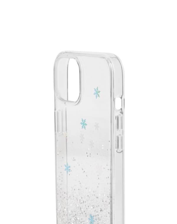Clear Case iPhone 15 Plus Snowflake
