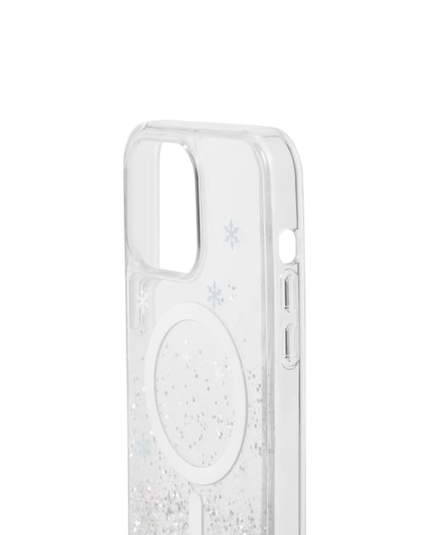 Clear Case MagSafe iPhone 15 Pro Max Snowflake