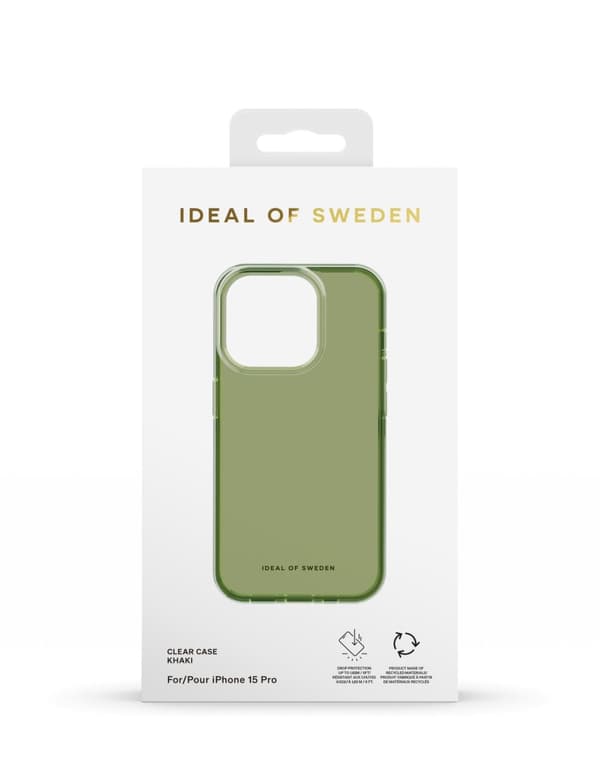Clear Case iPhone 15 Pro Khaki