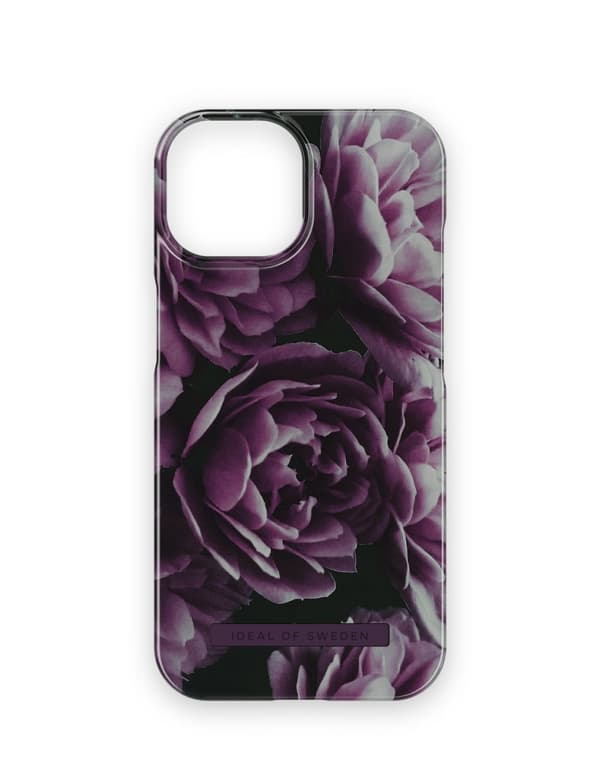 Printed Case iPhone 15 Deep Purple Bloom