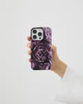 Pikkukuva 8 / 11: Printed Case iPhone 15 Deep Purple Bloom