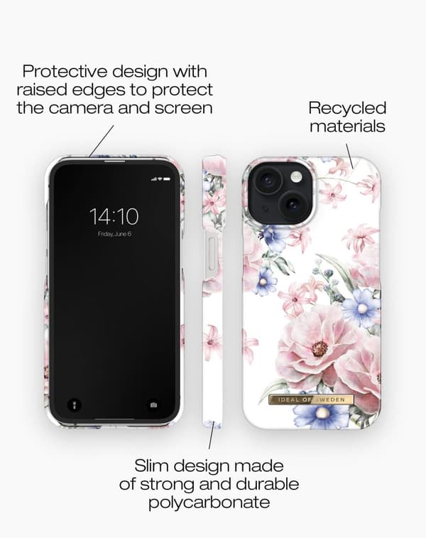 Printed Case iPhone 15 Floral Romance