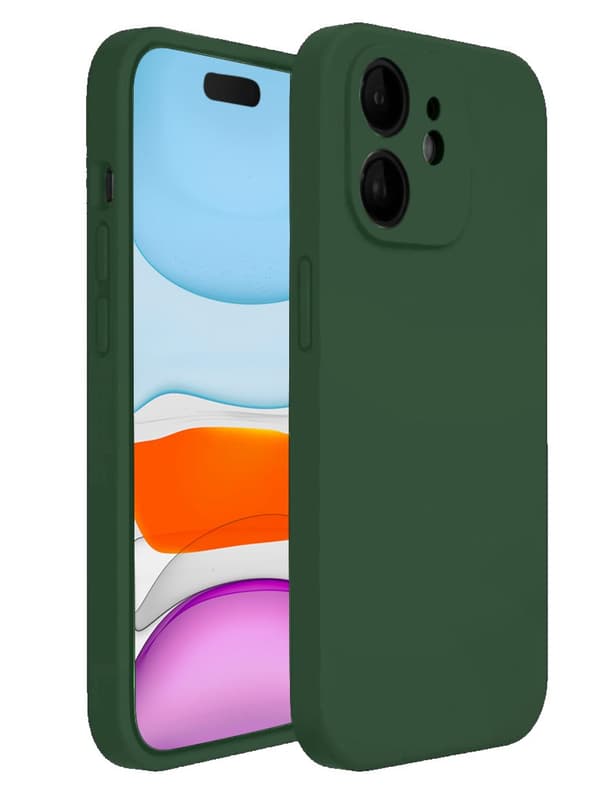 iPhone 11 Matt Grönt Skal - Med Kameraskydd