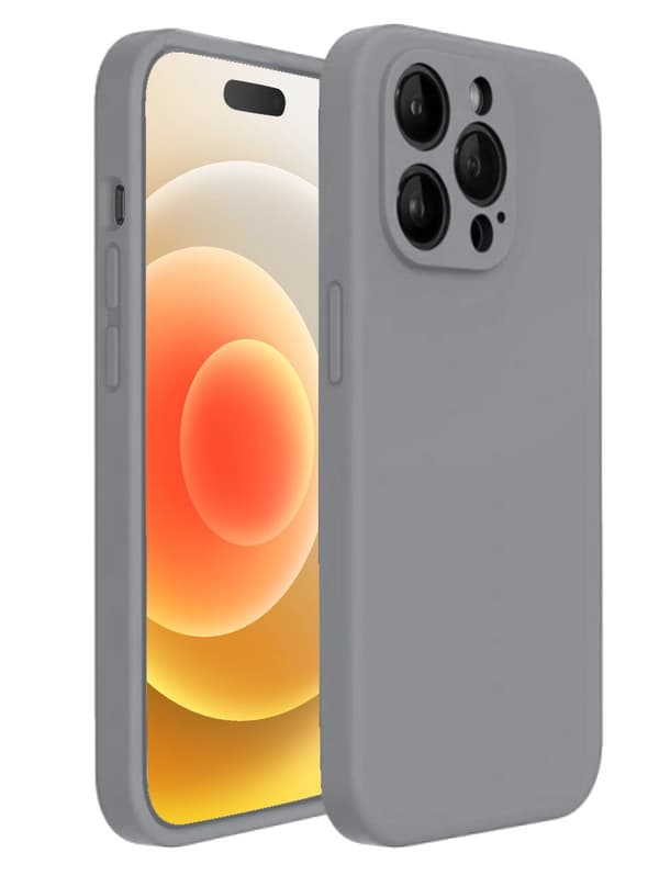 iPhone 12 Pro Max Matt Grå Skal - Med Kameraskydd