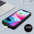 Miniatyrbild 4 av 4: Coque iPhone X / XS - Akashi - Hård 2 i 1 - Batteri 3500mAh - Motståndskraftigt skydd - Trådlös laddning