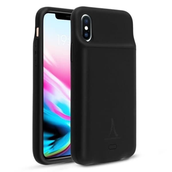 Coque iPhone X / XS - Akashi - Hård 2 i 1 - Batteri 3500mAh - Motståndskraftigt skydd - Trådlös laddning