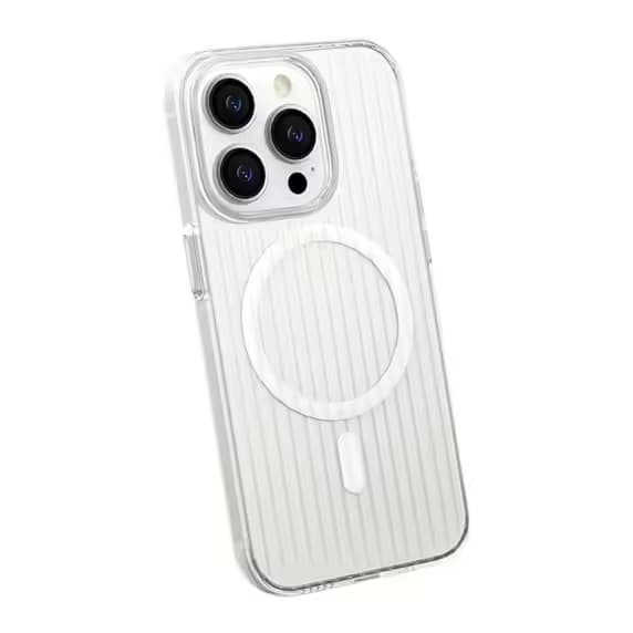 iPhone 13 Pro Max Mobilskal Korrugerad - Transparent