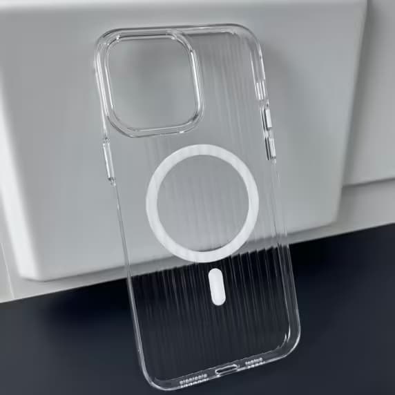iPhone 13 Pro Max Mobilskal Korrugerad - Transparent