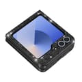 Miniatyrbild 4 av 4: Glitterfodral till Samsung Z Flip 6 - AVIZAR - Hard Back Soft Contour - Svart