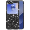 Miniatyrbild 2 av 4: Glitterfodral till Samsung Z Flip 6 - AVIZAR - Hard Back Soft Contour - Svart
