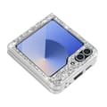 Miniatyrbild 4 av 4: AVIZAR Skyddsfodral för Samsung Z Flip 6 - Hård rygg och mjuk kant - Silver Glitter