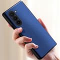 Miniatyrbild 3 av 4: Fodral till Samsung Galaxy Z Fold 6 - AVIZAR - Grained Texture Foldable Design - Midnight Blue