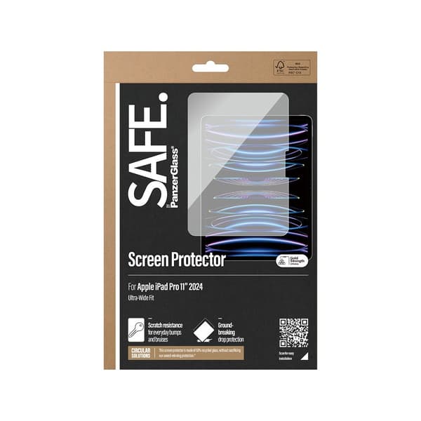 SAFE. by PanzerGlass iPad Pro 11 (M4) Näytönsuoja Ultra-Wide Fit