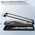 Miniatyrbilde 4 av 7: INF Helt lukket magnetisk skall og film integrert etui for Samsung S22-serien Samsung S22 Plus