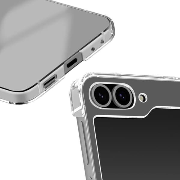 Genomskinligt hårt skyddsfodral för Samsung Galaxy Z Flip 6