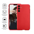 Miniatyrbild 2 av 3: Fodral till Xiaomi 12 Pro Premium Silikon Microfiber Jaym Red