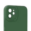 Miniatyrbild 2 av 4: Skal till iPhone 12 - AVIZAR - Matt silikon - Förstärkt kamerakantskydd - Grön