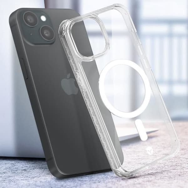 MagSafe Fodral till iPhone 15 Förstärkt Anti-fall 3m Force Fodral Transparent