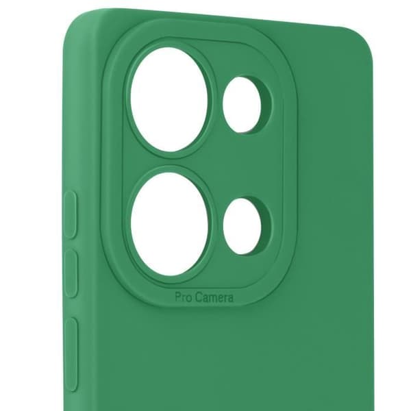 Fodral till Xiaomi Redmi Note 13 Pro 4G - AVIZAR - Matt silikon - Kameraskydd Grön