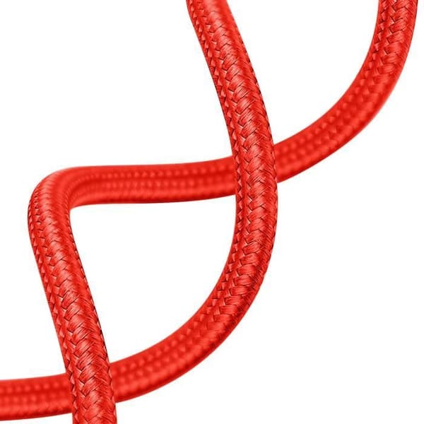 Sladdfodral till Samsung Galaxy S21 FE Semi-Rigid Lanyard 80cm Röd