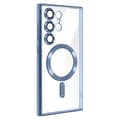Miniatyrbild 2 av 4: Fodral till Samsung S24 Ultra - AVIZAR - Blue Chrome Contour - MagSafe - Integrerat kameraskydd