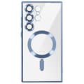 Miniatyrbild 1 av 4: Fodral till Samsung S24 Ultra - AVIZAR - Blue Chrome Contour - MagSafe - Integrerat kameraskydd