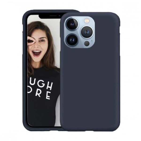 Fodral till Apple iPhone 13 Pro Premium Silikon Microfiber Jaym Blue