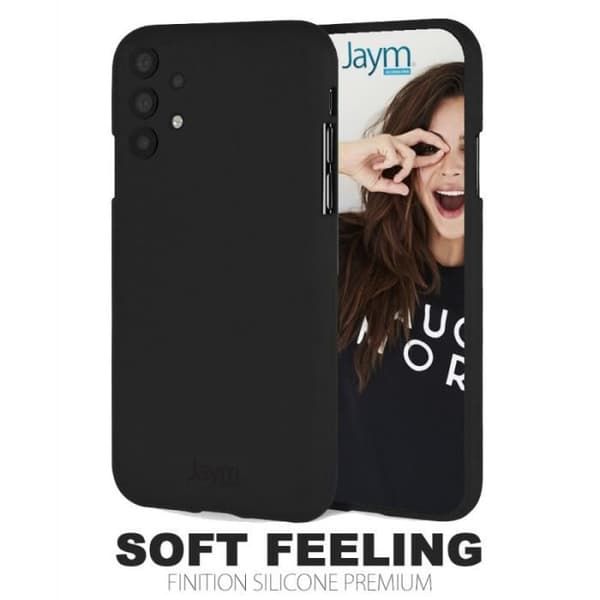 Mjukt skyddsfodral för Samsung Galaxy A32 5G - JAYM - Svart - Premium finish - Mjuk och smidig touch