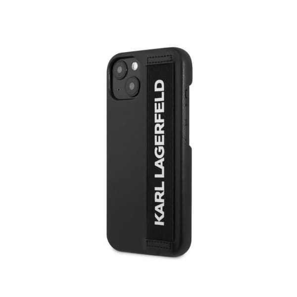 Fodral till Apple iPhone 13 Elastiskt band Karl Lagerfeld Svart