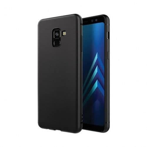Fodral till Galaxy A8 2018 TPU POLYGAB MW Svart - MW - Galaxy A8 2018 - Halvstyv - Syntet - Blank