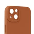 Miniatyrbild 2 av 4: Skal till iPhone 13 - AVIZAR - Matt silikon - Förstärkt kameraskydd - Brun
