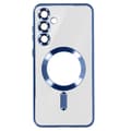 Miniatyrbild 1 av 4: Fodral till Samsung S23 FE - AVIZAR - Blue Chrome Contour - MagSafe - Integrerat kameraskydd