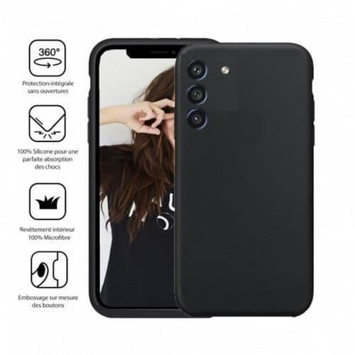 Fodral till Samsung Galaxy S23 FE Premium Silikon Microfiber Jaym Svart