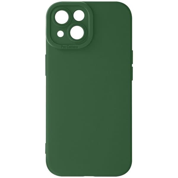 Skal till iPhone 13 - AVIZAR - Matt silikon - Förstärkt kameraskydd - Grön