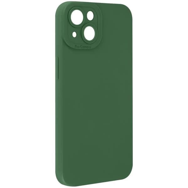 Skal till iPhone 14 - AVIZAR - Matt silikon - Förstärkt kameraskydd - Grön