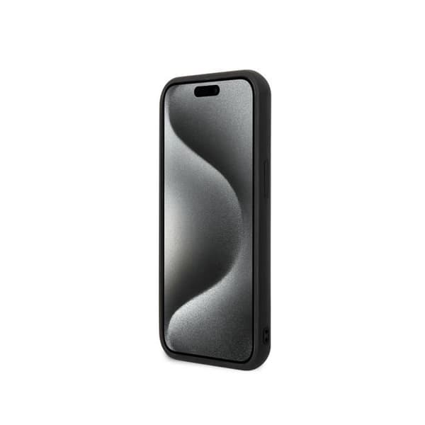 Fodral till Apple iPhone 15 Plus 3D Gummi Karl & Choupette Karl Lagerfeld Svart
