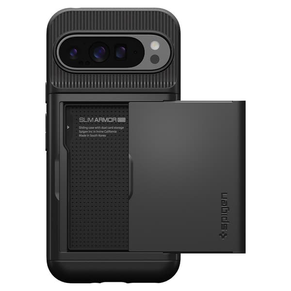 Spigen Google Pixel 9 Pro XL Kuori Slim Armor CS Musta