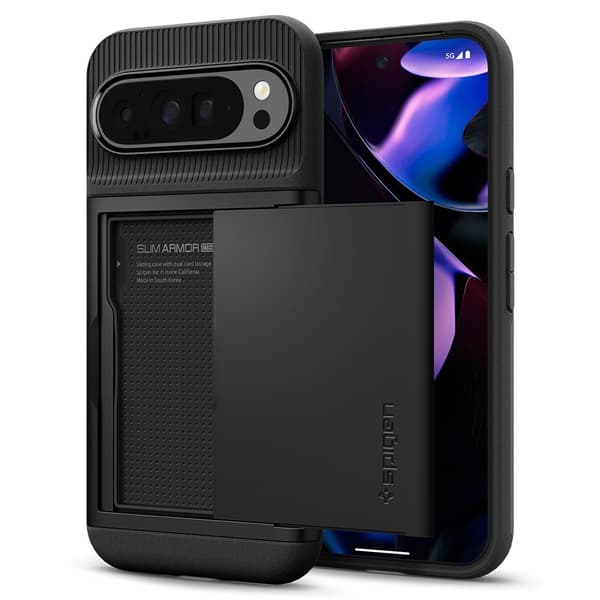 Spigen Google Pixel 9 Pro XL Kuori Slim Armor CS Musta
