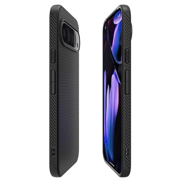 Spigen Google Pixel 9/Pixel 9 Pro Kuori Liquid Air Matte Black