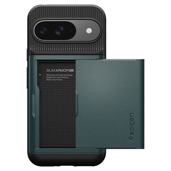 Spigen Google Pixel 9/Pixel 9 Pro Cover Slim Armor CS Abyss Green