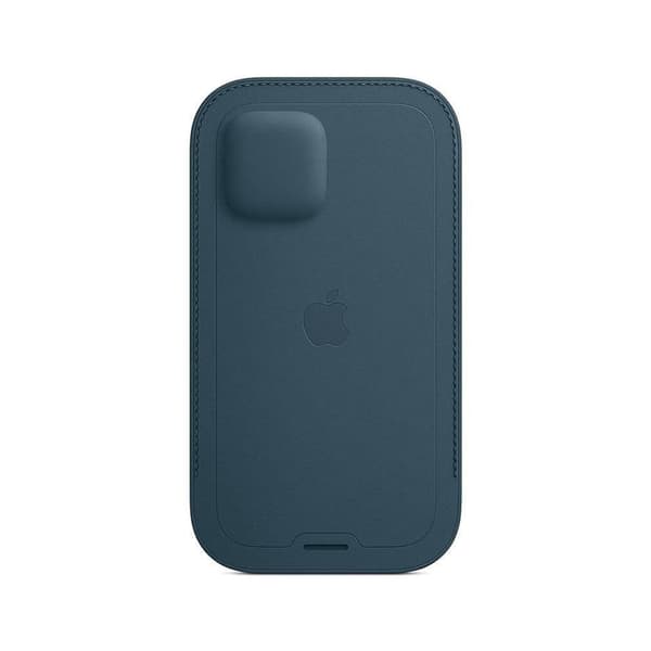 Apple Leather Cse med MagSafe MHYH3ZM/A till iPhone 12 Pro Max - Baltic Blue